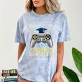 I Paused My Game To Graduate Class Of 2023 Gamer Graduation Comfort Color Blast T-Shirt Ocean