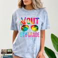 Peace Out 5th Grade Tie Dye Graduation Last Day Of School Comfort Color Blast T-Shirt Ocean