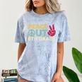 Peace Out 6th Grade Graduation Last Day Of School Comfort Color Blast T-Shirt Ocean