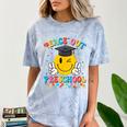 Peace Out Preschool Graduation Last Day Teachers Boys Girls Comfort Color Blast T-Shirt Ocean