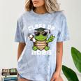Peace Sign Hand Turtle Class Of 2026 Graduation Comfort Color Blast T-Shirt Ocean