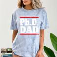 PHD DAD Shirt Doctorate Graduation Fathers Day Comfort Color Blast T-Shirt Ocean