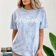PhD In Fishing Graduation Hobby Birthday Celebration Comfort Color Blast T-Shirt Ocean