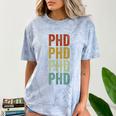 PHD Graduation Doctorate Comfort Color Blast T-Shirt Ocean