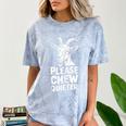 Please Chew Quieter Introvert Quietness Silence Lover Comfort Color Blast T-Shirt Ocean