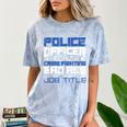 Police Officer Saying Academy Graduation Women Men Comfort Color Blast T-Shirt Ocean