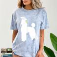 Poodle Graduation Dog Graduate Comfort Color Blast T-Shirt Ocean