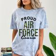 Proud Air Force Cousin Deployment Homecoming Graduation USAF Comfort Color Blast T-Shirt Ocean