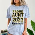 Proud Aunt Of A 2023 Graduate Family Matching Graduation Comfort Color Blast T-Shirt Ocean