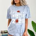 Proud Auntie Of A 2026 Senior Football Graduation Family Comfort Color Blast T-Shirt Ocean