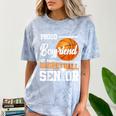 Proud Boyfriend Of A 2025 Senior Graduation Basketball Comfort Color Blast T-Shirt Ocean