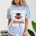 Proud Dad Of a Football Senior 2026 Graduation Comfort Color Blast T-Shirt Ocean