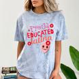 Proud Educated Latina Graduation Masters Degree PhD Comfort Color Blast T-Shirt Ocean