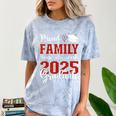 Proud Family Of a Class Of 2025 Graduate For Graduation Comfort Color Blast T-Shirt Ocean