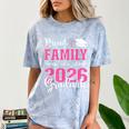 Proud Family Of a Class Of 2026 Graduate For Graduation Comfort Color Blast T-Shirt Ocean