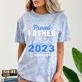 Proud Father Of 2023 College Graduate Family 23 Graduation Comfort Color Blast T-Shirt Ocean