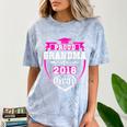 Proud Grandma Of a 2018 Grad Graduation Family Comfort Color Blast T-Shirt Ocean