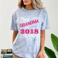 Proud Grandma Of a 2018 Senior Tshirt Graduation Comfort Color Blast T-Shirt Ocean