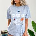 Proud Grandma Of 2025 Basketball Senior Graduation Day Comfort Color Blast T-Shirt Ocean