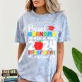 Proud Grandma Of Class Of 2024 Preschool Graduate Graduation Comfort Color Blast T-Shirt Ocean