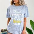 Proud Grandma Of a Soccer Senior 2026 Graduation Gifts Comfort Color Blast T-Shirt Ocean