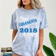 Proud Grandpa Of 2018 Senior T-Shirt Student Graduation Comfort Color Blast T-Shirt Ocean