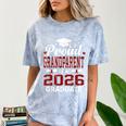 Proud Grandparent Of A 2026 Graduate Class Of Graduation Comfort Color Blast T-Shirt Ocean
