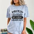 Proud Grandparent Of A Class Of 2024 Graduate Graduation Comfort Color Blast T-Shirt Ocean