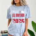 Proud Lil Brother Of a Class Of 2026 Graduate For Graduation Comfort Color Blast T-Shirt Ocean