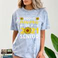 Proud Mama Of a 2021 Graduate Senior Mom 2021 Graduation Comfort Color Blast T-Shirt Ocean