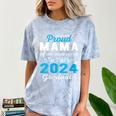 Proud Mama Of 5th Grade Graduate 2024 Elementary Graduation Comfort Color Blast T-Shirt Ocean