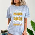 Proud Mom Of A 2021 College Graduate Senior Graduation Comfort Color Blast T-Shirt Ocean