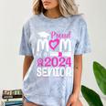 Proud Mom Of A 2024 Senior Graduation Comfort Color Blast T-Shirt Ocean Proud Mom Of A 2024 Senior Graduation Comfort Color Blast T-Shirt Ocean