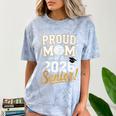 Proud Mom Of a 2026 Senior Volleyball Graduation Comfort Color Blast T-Shirt Ocean