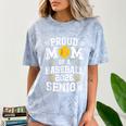 Proud Mom Of Baseball Senior 2026 Graduation Comfort Color Blast T-Shirt Ocean