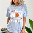 Proud Mom Of a Basketball Senior Class Of 2026 Graduation Comfort Color Blast T-Shirt Ocean