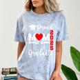 Proud Mom Of a Class Of 2025 Graduate Senior Mom Graduation Comfort Color Blast T-Shirt Ocean