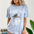 Proud Mom Of A Graduate Graduation Mama Mother Comfort Color Blast T-Shirt Ocean