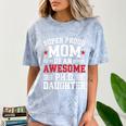 Proud Mom Of PhDaughter PhD Degree Graduate Graduation Comfort Color Blast T-Shirt Ocean
