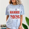 Proud Nannie Of A Class Of 2026 Graduate Senior Graduation Comfort Color Blast T-Shirt Ocean