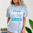 Proud Papaw Class Of 2023 PHD Graduate Doctorate Graduation Comfort Color Blast T-Shirt Ocean