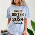 Proud Sister Of A 2024 Graduate Senior Graduation Comfort Color Blast T-Shirt Ocean