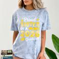 Proud Sister Of A 2026 Graduate Senior Class Graduation Comfort Color Blast T-Shirt Ocean