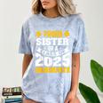Proud Sister Of a Class Of 2025 Graduate Family Graduation Comfort Color Blast T-Shirt Ocean