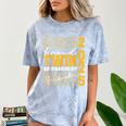 Proud Twin Of a 2025 Graduate Grad Prom Graduation Squad 25 Comfort Color Blast T-Shirt Ocean