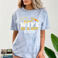 Proud Wife Of a DPT Graduate Graduation Grad Comfort Color Blast T-Shirt Ocean