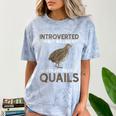 Quail Bird Lover Introvert Quail Comfort Color Blast T-Shirt Ocean Quail Bird Lover Introvert Quail Comfort Color Blast T-Shirt Ocean