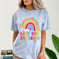 Rainbow Last Day Of 2nd Grade Teacher Student Graduation For Men Women Kids Comfort Color Blast T-Shirt Ocean