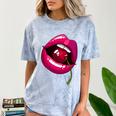 Rainbow Lips With a Cherry In The Mouth 80s Nostalgia Premium Tri-Blend Comfort Color Blast T-Shirt Ocean Rainbow Lips With a Cherry In The Mouth 80s Nostalgia Premium Tri-Blend Comfort Color Blast T-Shirt Ocean
