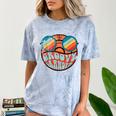 Retro 1970's Groovy Grandpa 70s Aesthetic Nostalgia Comfort Color Blast T-Shirt Ocean